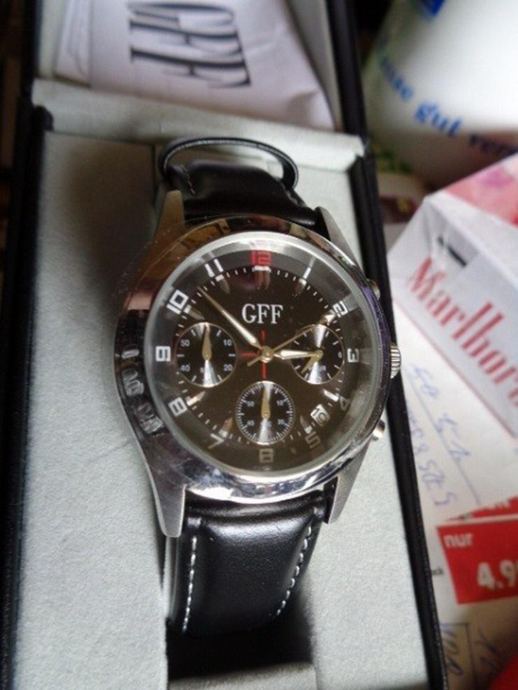 Uhr Hochwertiger Quartz Chronograph GFF OVP - Herren Armbanduhren - Bild 12