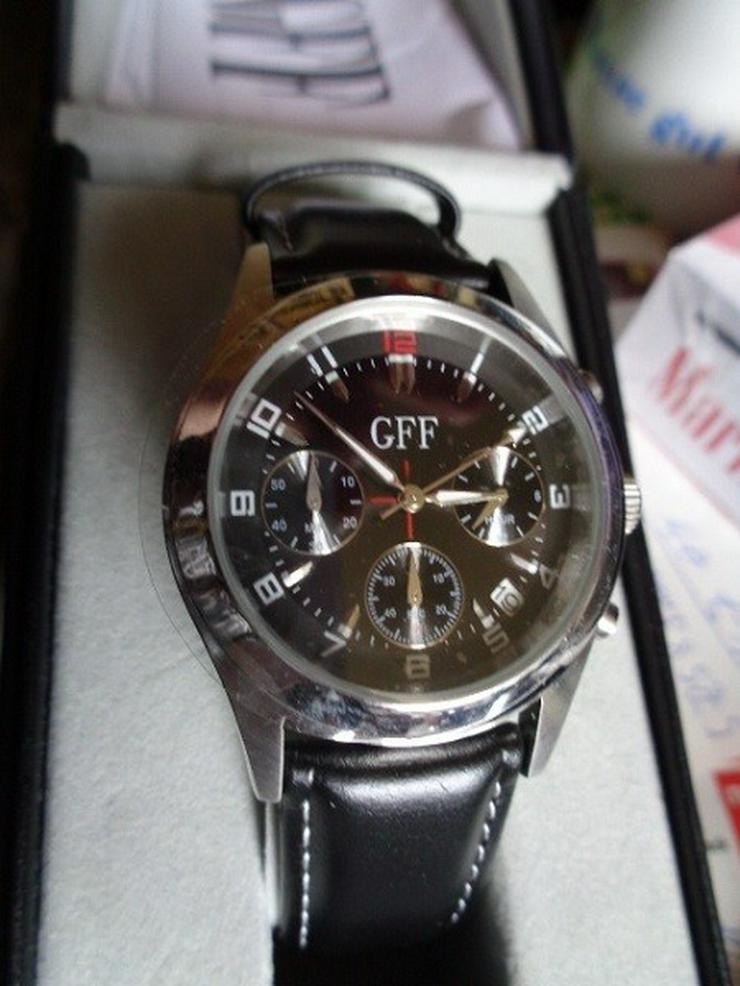 Uhr Hochwertiger Quartz Chronograph GFF OVP - Herren Armbanduhren - Bild 14