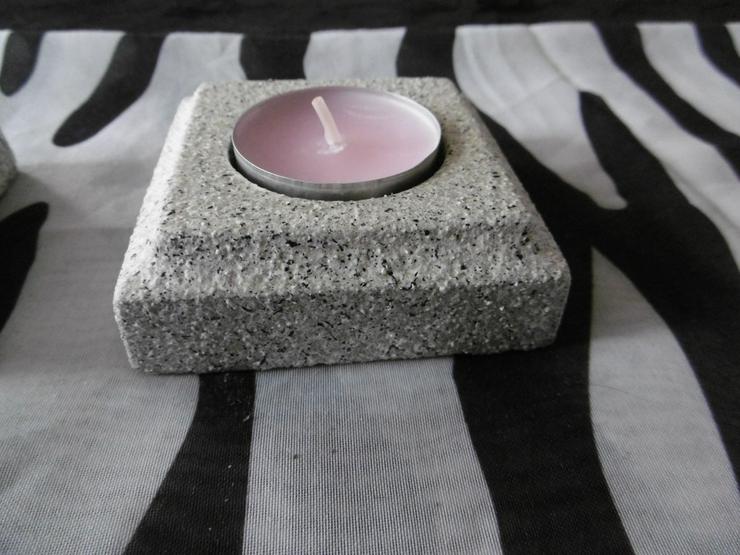 Teelichthalter Granitdesign - Kerzen & Kerzenständer - Bild 1