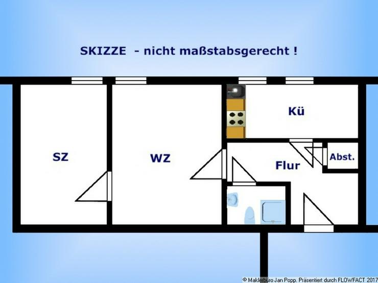 Zweiraumwohnung in Zentrumsnähe - Wohnung mieten - Bild 10
