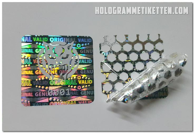 Bild 3: Hologramm Etiketten mit Ihrem Logo 1000 Stück