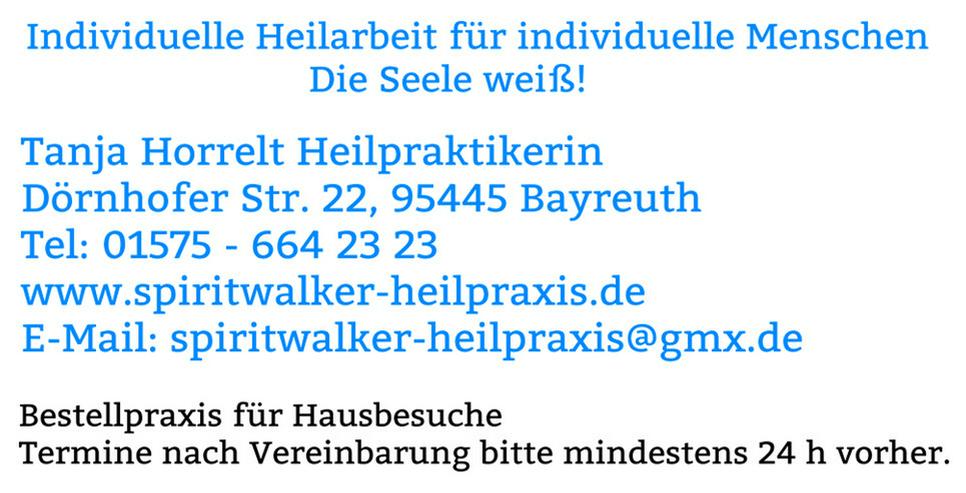 Heilpraxis spiritwalker Tanja Horrelt - Pflege & Betreuung - Bild 2