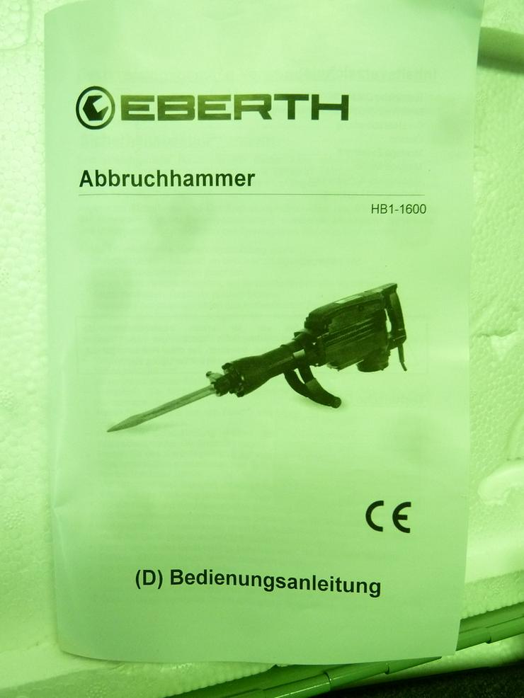Bild 1: Abbruch Hammer elektrisch