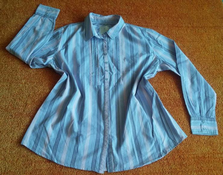 Damen Bluse Hemd gestreift Gr.46 Basefield - Größen 44-46 / L - Bild 1