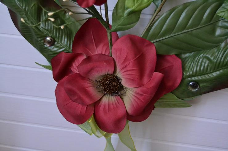 Wandkranz mit Seidenblumen (neu) - Vasen & Kunstpflanzen - Bild 3