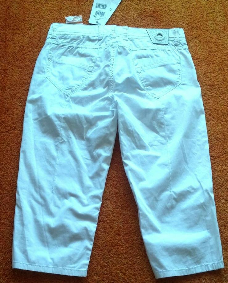 NEU Damen Hose Capri Jeans Gr.36 in Weiß - W26-W28 / 36-38 / S - Bild 3