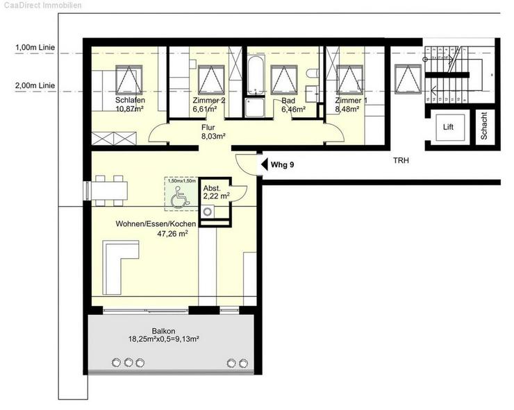 Moderne Neubauwohnung - Haus Lessing Wehr - Wohnung kaufen - Bild 8