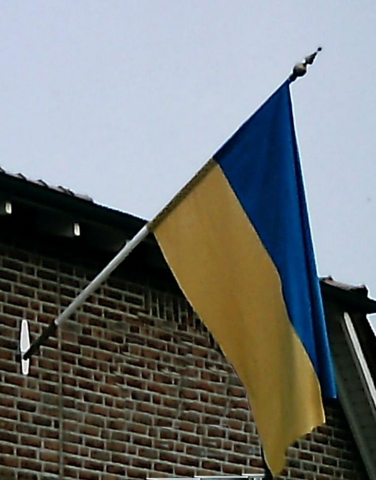 Bild 2: Fahnenmast m Flagge,Halter u Schützenvereinshut