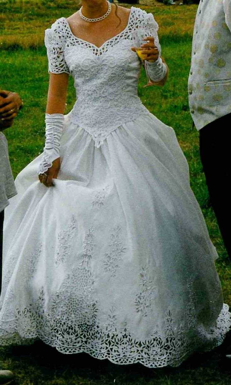 Bild 3: Romantisches Brautkleid, creme, Gr. 36