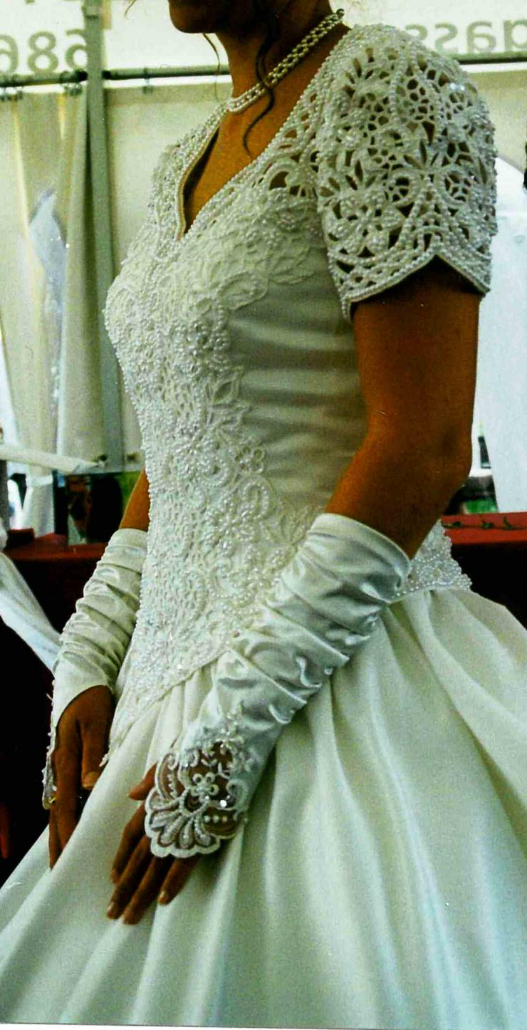 Romantisches Brautkleid, creme, Gr. 36 - Größen 36-38 / S - Bild 4