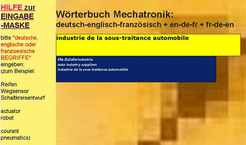 Automobile Vocabulary german-english-french - Wörterbücher - Bild 2