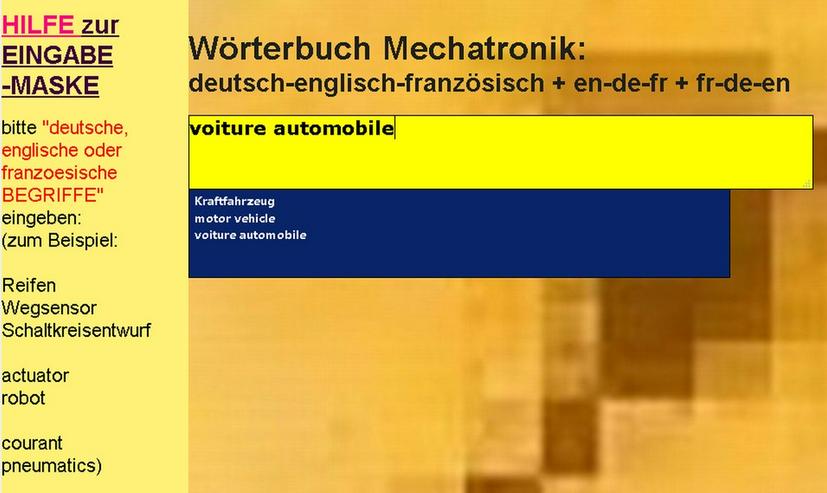 Automobile Vocabulary german-english-french - Wörterbücher - Bild 3