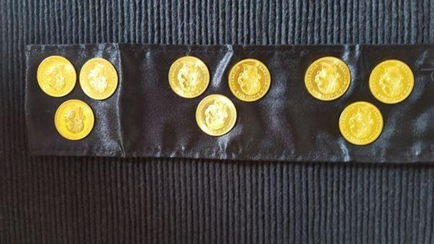Bild 8: Münzen Konvolut und Gold Barren