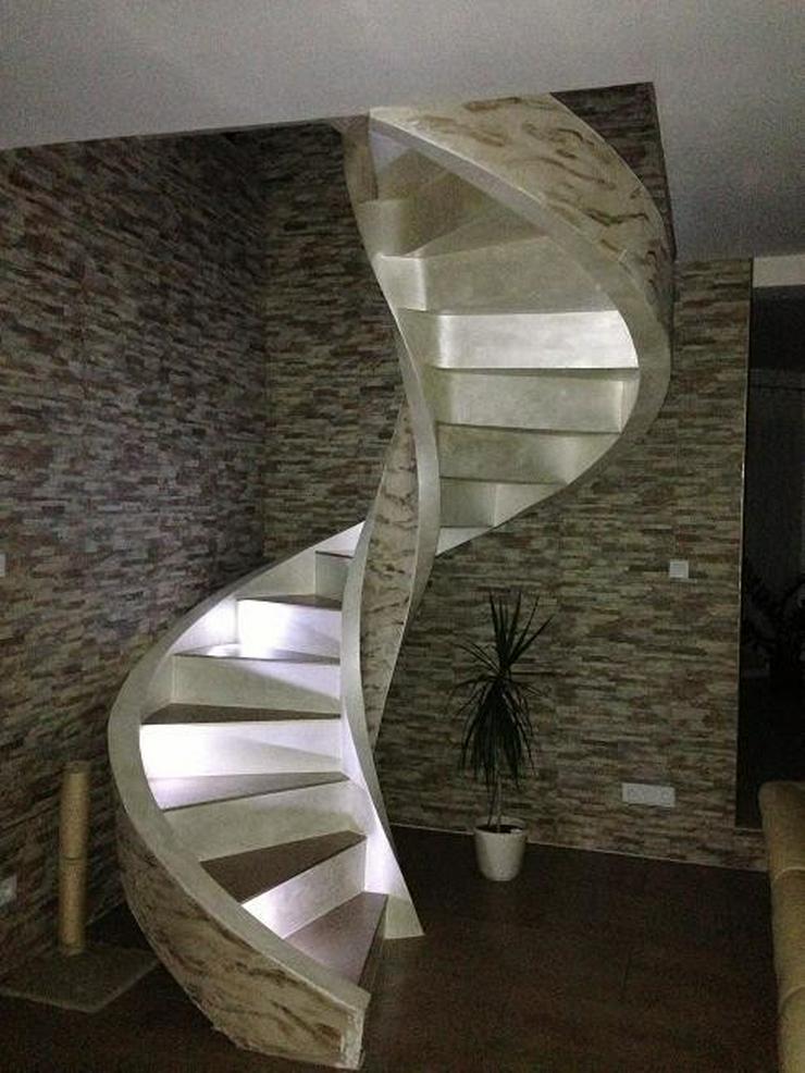 Bild 10: Spiraltreppen - Massive Treppen aus Blähton
