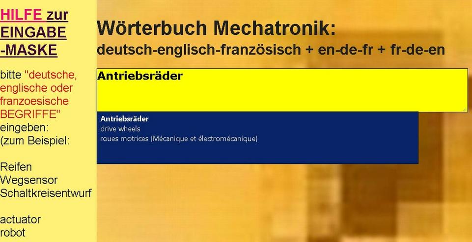 Mechatronik in franzoesischer Sprache - Wörterbücher - Bild 4