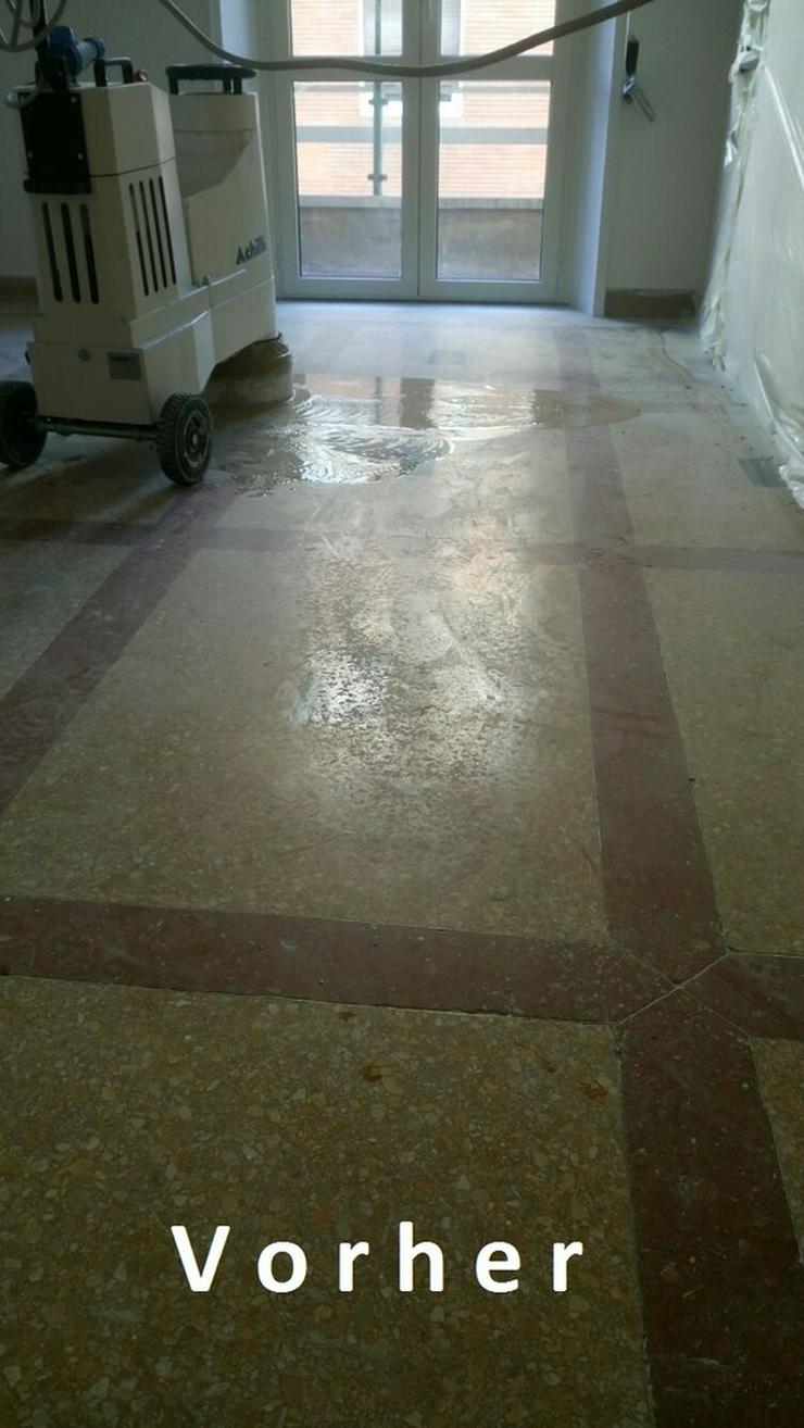 Bild 14: Terrazzo, Marmor Fußboden schleifen...