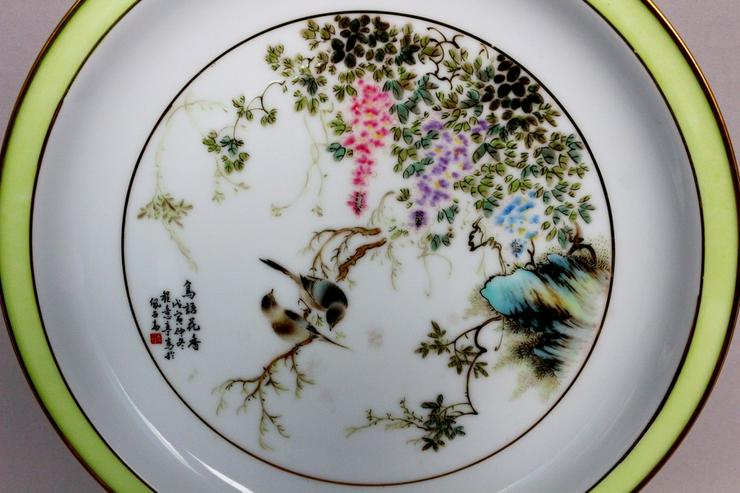 Bild 2: Großer Jingdezhen Porzellan Teller-China
