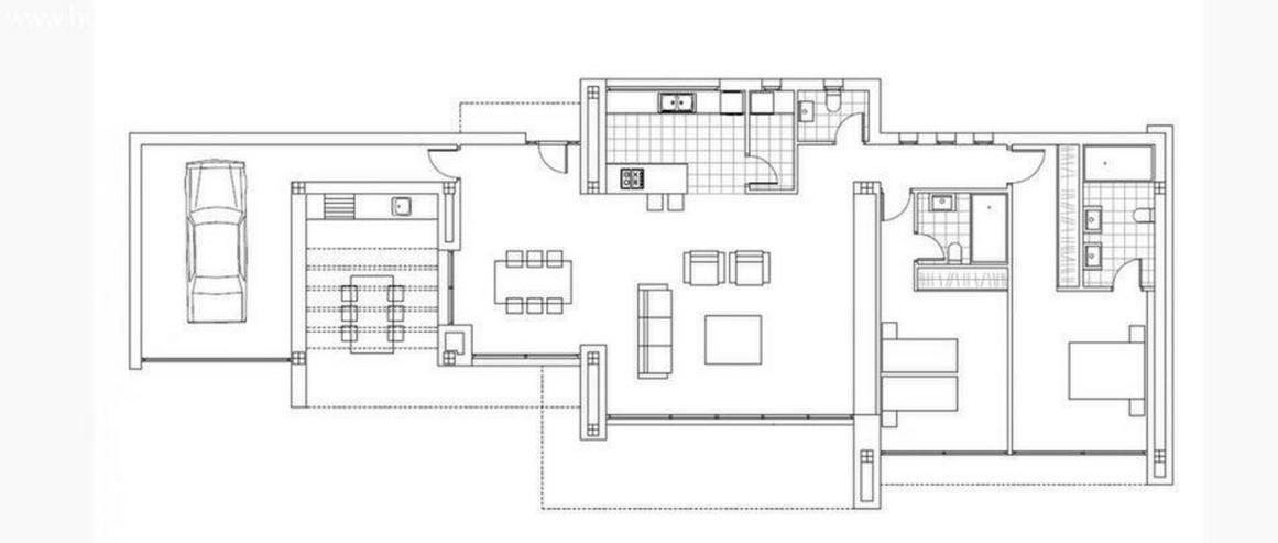 : Neubau, Luxus-Villa mit 2 SZ auf 1000 m² Grundstück in Elviria - Haus kaufen - Bild 3