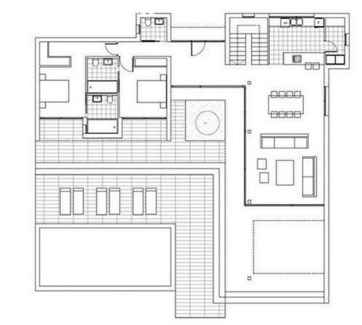 : Neubau, Bauhausstil, Strandnahe Villa 3 SZ in Cala Dor - Haus kaufen - Bild 8