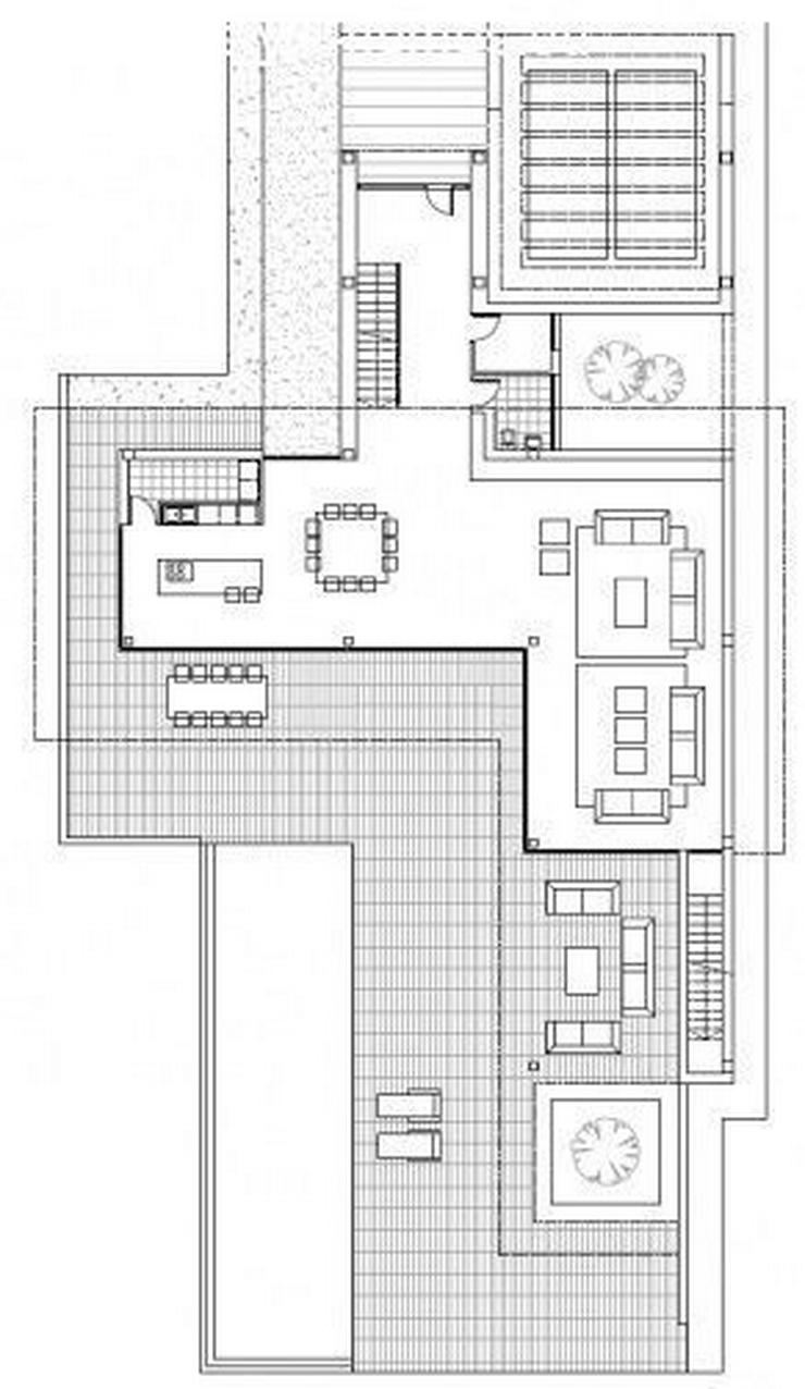 Bild 3: : Großraum Bauhausstil Luxus Villa mit 4 SZ (ohne Grundstück)