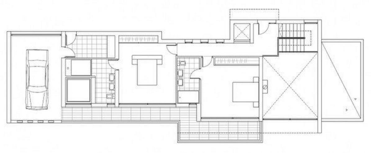 Bild 2: : wunderschöne moderne Villa über 2 Etagen (3 SZ) ohne Grundstück