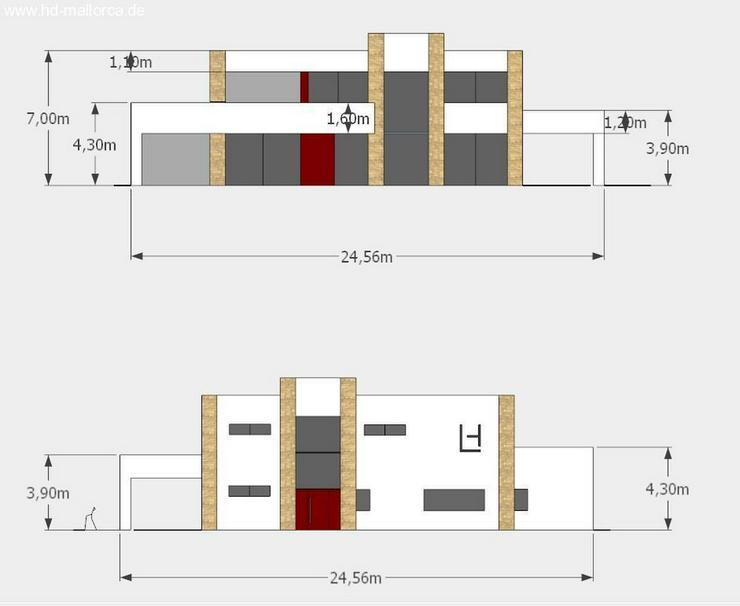 Bild 7: : Luxus-Neubauvilla mit 3 SZ, Naturstein-Optik, Holz100, Energiesparhaus (ohne Grundstück...