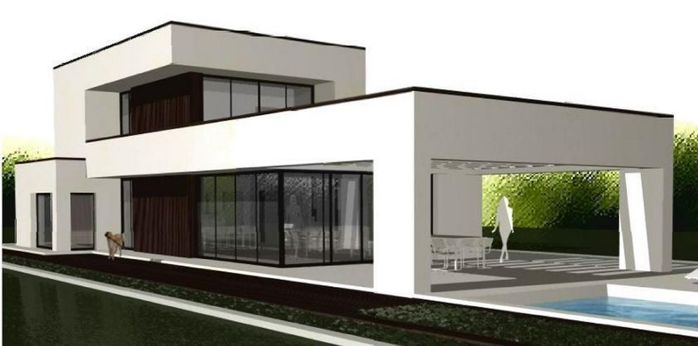Bild 2: : günstige futuristische Bauhaus Villa mit 3 SZ und Pool (ohne Grundstück)