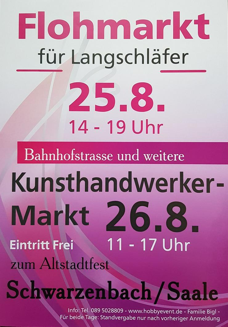 Bild 2: Langschläfer-Flohmarkt in Schwarzenbach am 25.