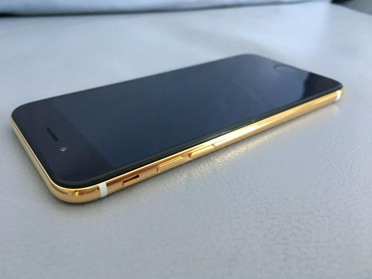 Bild 16: Apple iPhone 6 NEU 24K Gold 24ct Schwarz/Gold