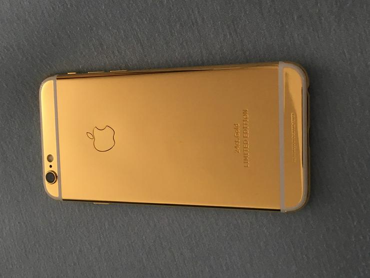 Bild 12: Apple iPhone 6 NEU 24K Gold 24ct Schwarz/Gold