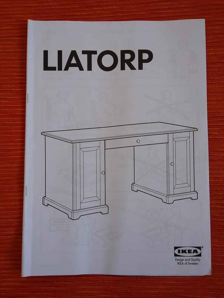 Schreibtisch Liatorp in weiß (IKEA) - Schreibtische & Computertische - Bild 5