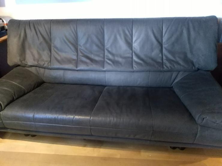 Bild 3: Sofa,Leder, schwarz, von Rolf Benz