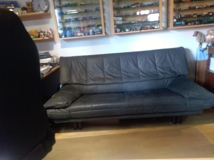 Bild 5: Sofa,Leder, schwarz, von Rolf Benz