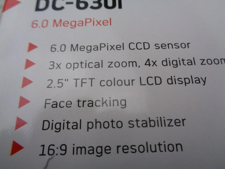 Digital Fotokamera mit 6 Mega Pixel OVP - Digitalkameras (Kompaktkameras) - Bild 14