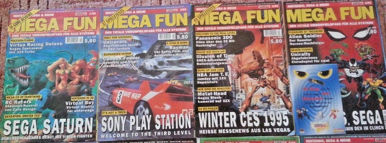 Retro/Kult - MEGA FUN Kompl. Ausgabe 1/95-12/95 - Bücher & Zeitungen - Bild 2