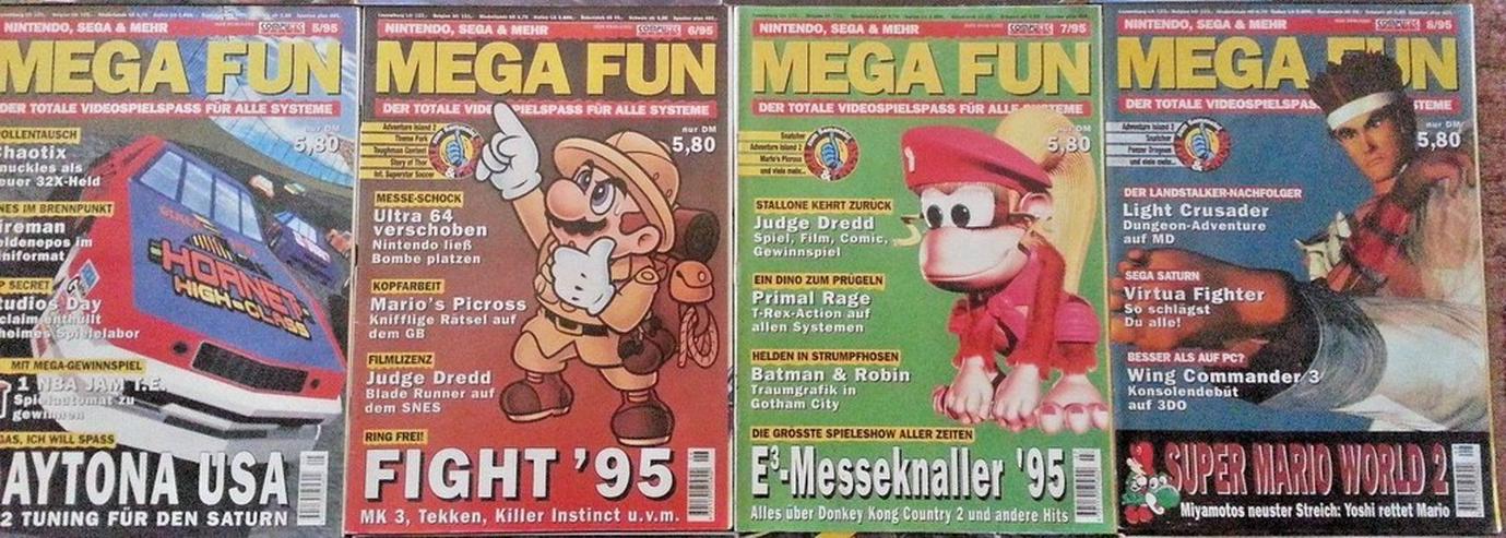 Retro/Kult - MEGA FUN Kompl. Ausgabe 1/95-12/95 - Bücher & Zeitungen - Bild 3