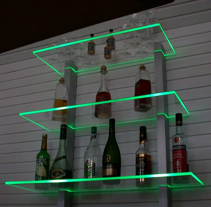 Bar Regal LED beleuchtet