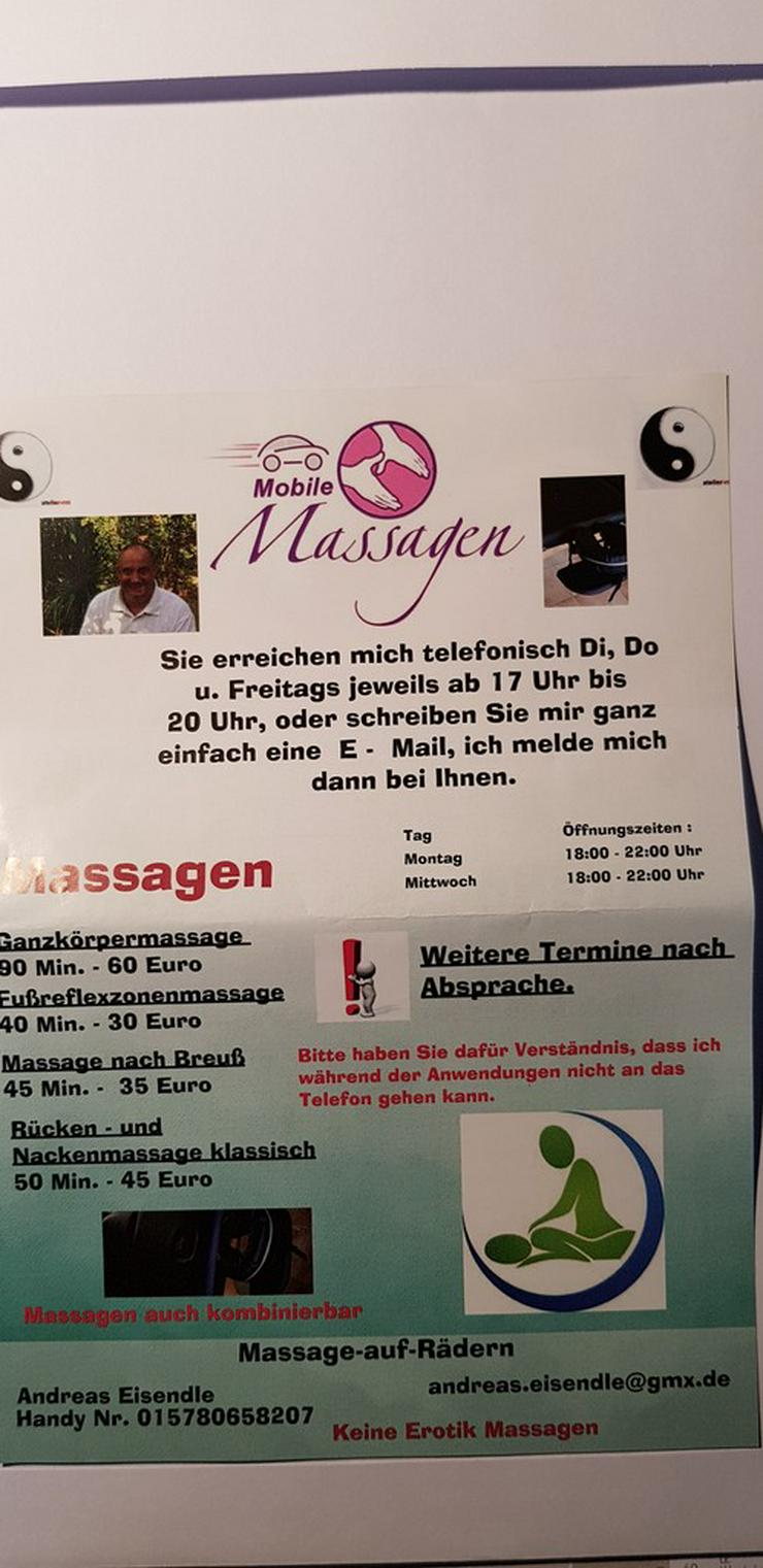 Bild 3: Mobile Massage mit Zertifikat