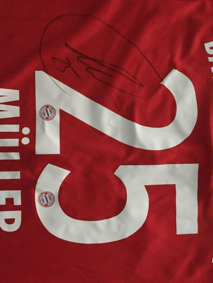 Bayern München Trikot mit Müllers Unterschrift - Fußball - Bild 2