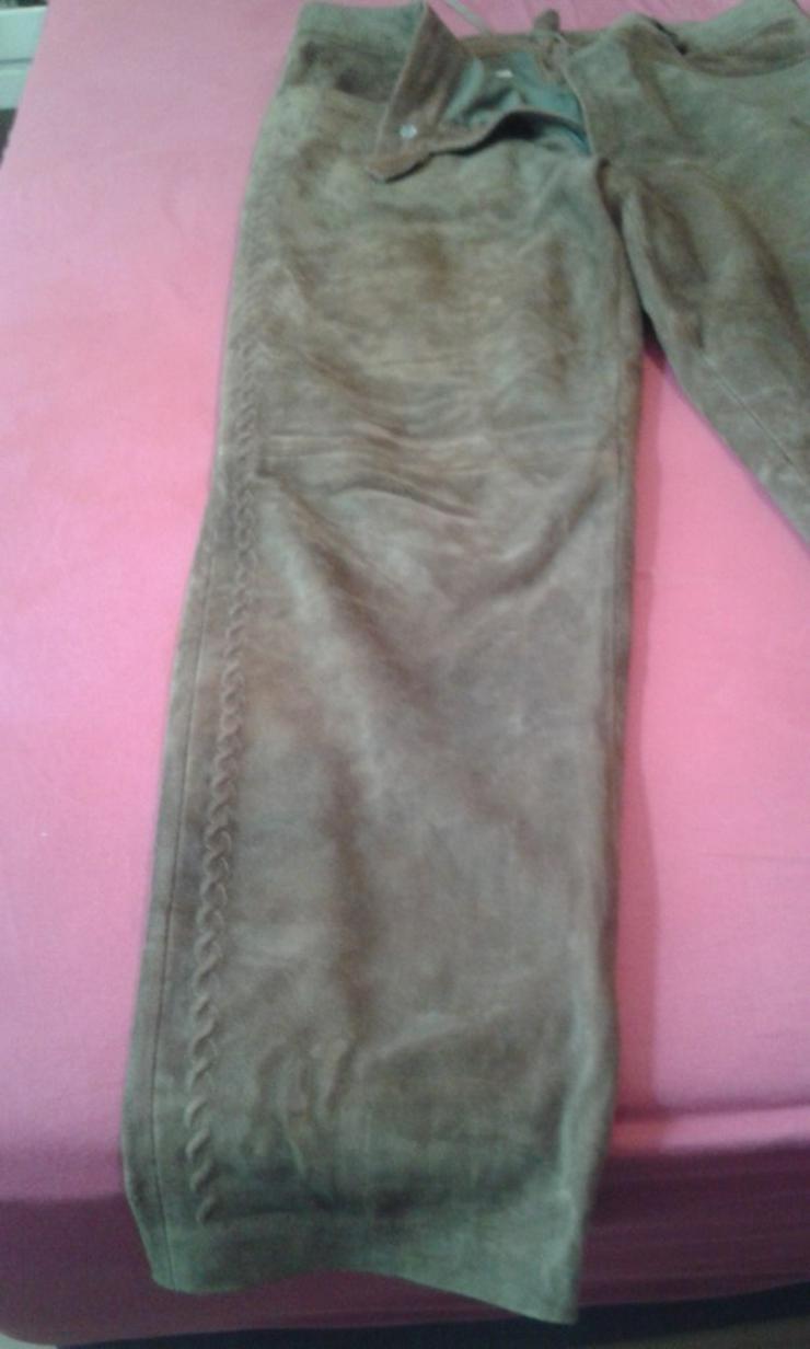 Bild 3: lange Lederhose Gr. 54