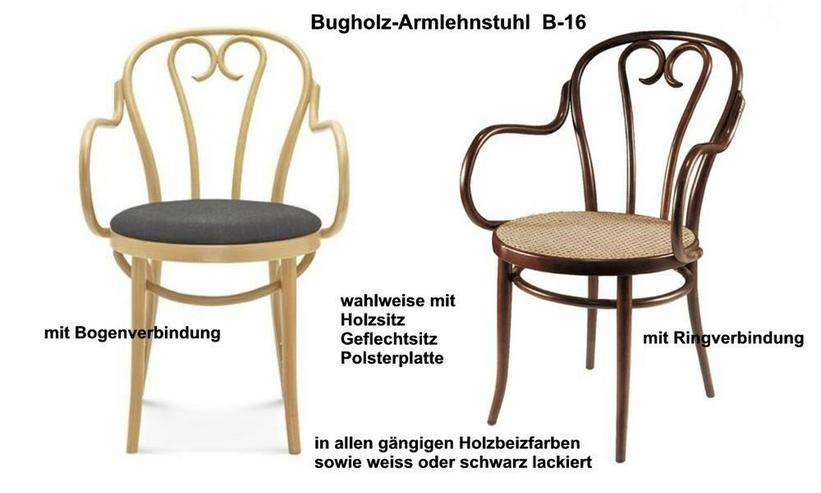Bild 6: Klassischer Bugholz-Stuhl A-16, B-16