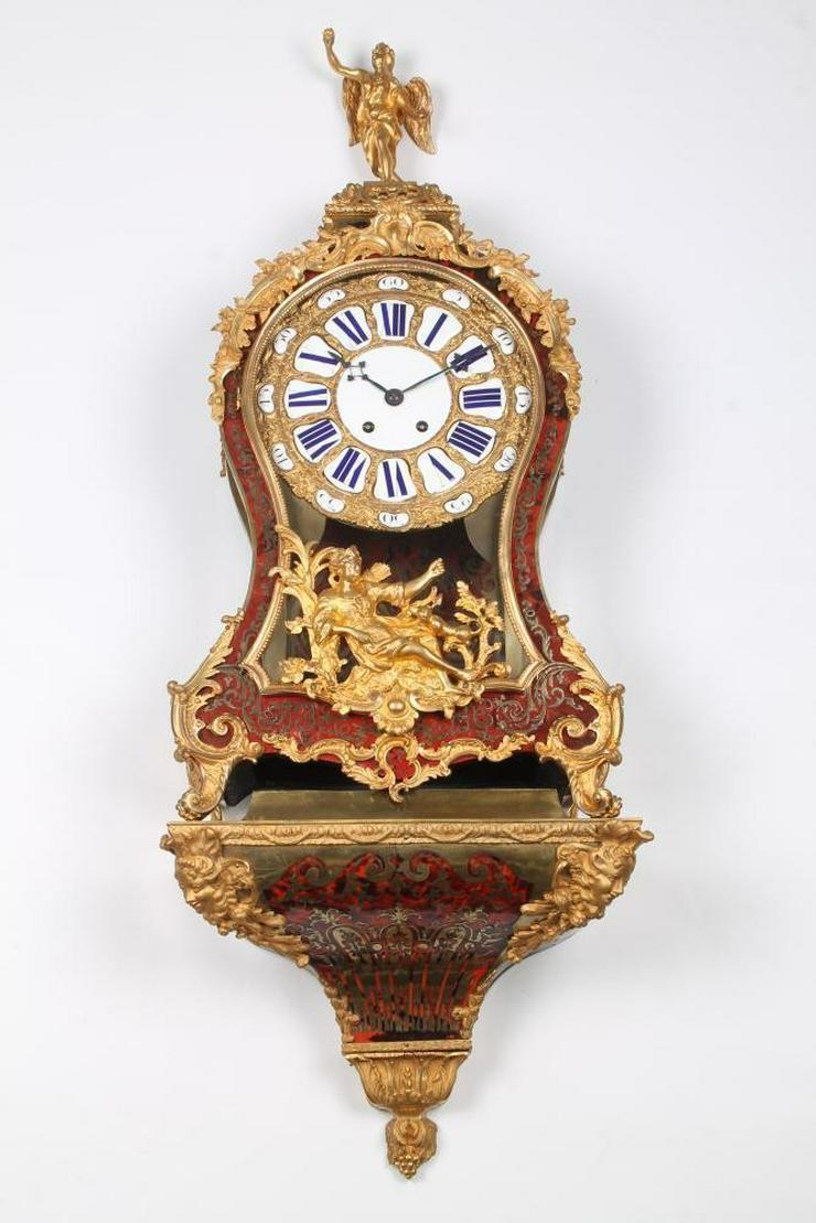 Bild 12: Jahrhundert riesige Boulle Uhr auf Sockel 114