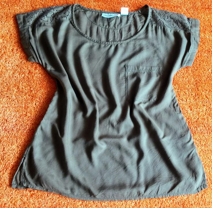 Damen T-Shirt leichte Bluse mit Spitze Gr.36 - Größen 36-38 / S - Bild 1