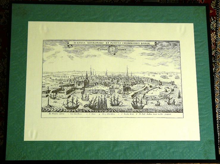 Kupferstich von Kopenhagen (B057) - Poster, Drucke & Fotos - Bild 1