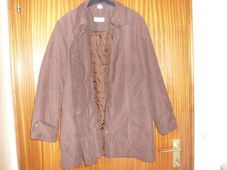 Bild 4: Damen Veloursjacke braun Gr. 44/46