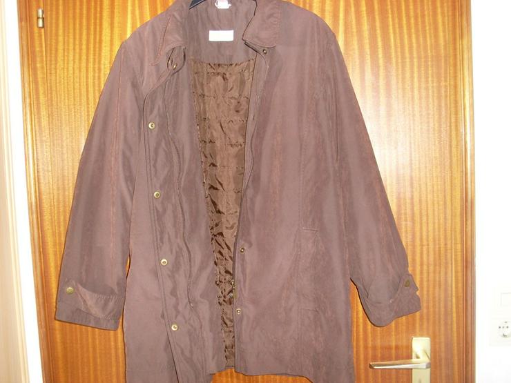 Damen Veloursjacke braun Gr. 44/46
