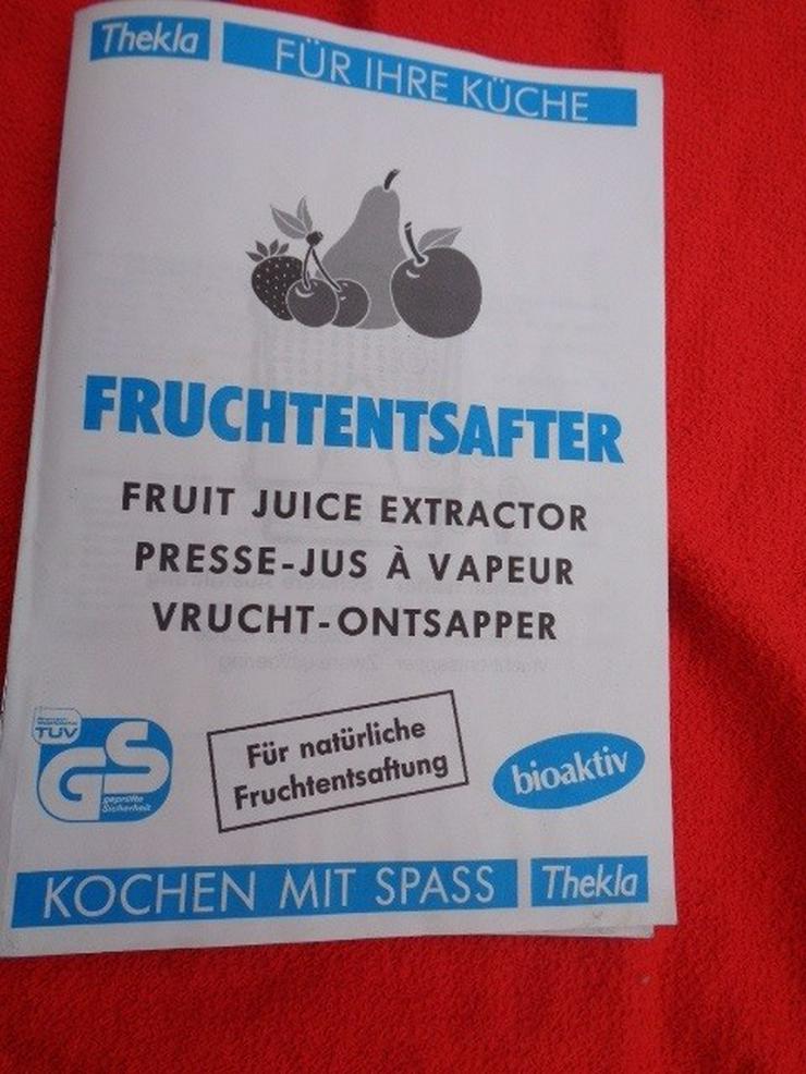 Thekla Fruchtentsafter Dampfentsafter Alu OVP - Töpfe & Pfannen - Bild 3