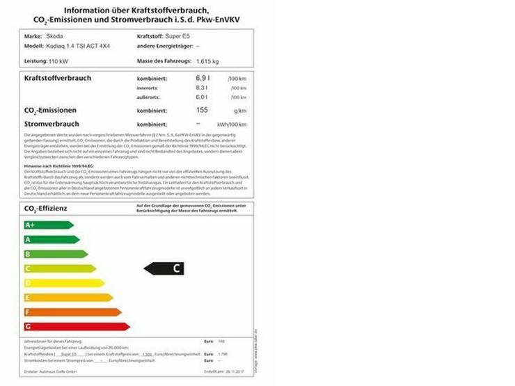 SKODA Kodiaq 1.4 TSI ACT 4X4 Ambition Plus SUNSET LED - Weitere - Bild 2