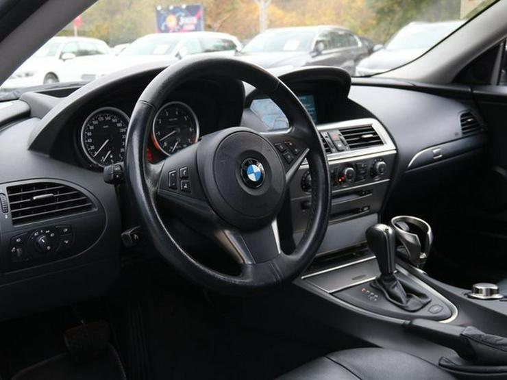 BMW 650i LEDER-NAVI-KEYLESS GO-DEUTS.FZG-SCHECKHEFT - 6er Reihe - Bild 16