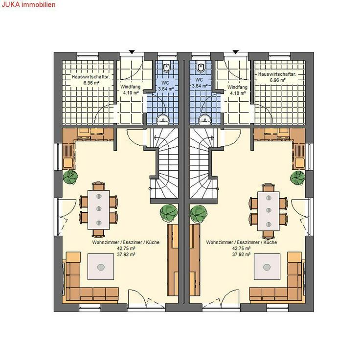 Doppelhaushälfte: Energie-"Speicher-Plus"-Haus 125 qm Wfl. in KFW 55, Mietkauf/Basis ab 9... - Haus mieten - Bild 17